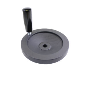 HAND WHEEL & HANDLE: ALLOY 3030 100MM DISC