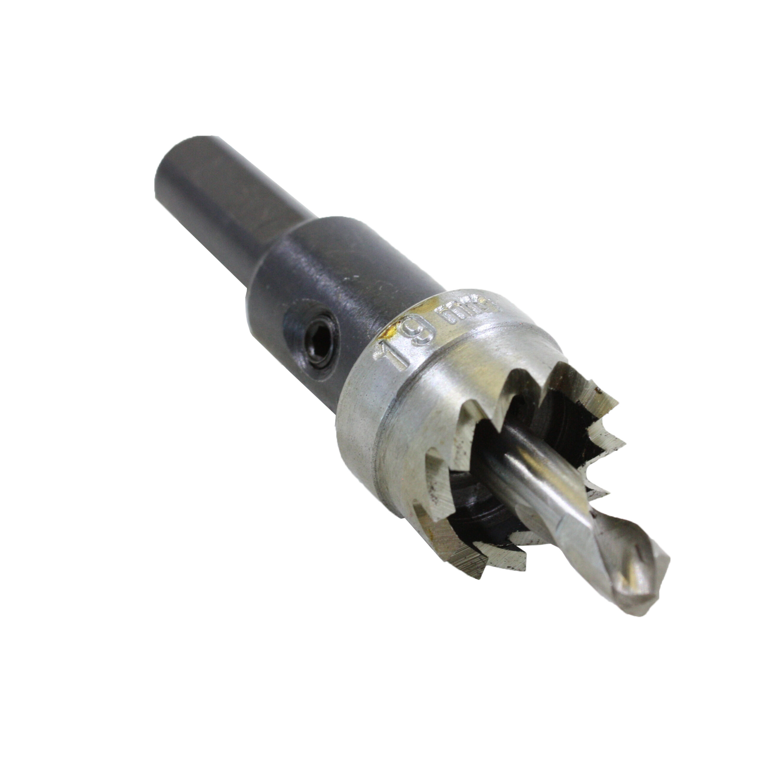 HLS7373019 HOLESAW: 19MM HSS SHEETMETAL 8.0MM SHANK - Image 1
