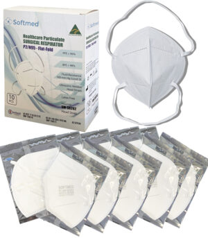 MASK: N95 FLAT FOLD HEAD STRAPS 10PC CTN