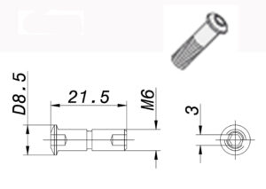 CLAMP SCREW: CLS3 POS T/HOLDER
