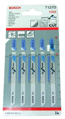 JIGSAW BLADE: BOSCH T127D 5PC