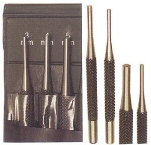 PIN PUNCH SET: GROZ 4PC PP/4SM