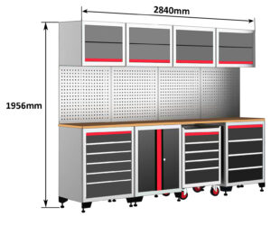 GARAGE ORGANIZER: 14PC DELUXE