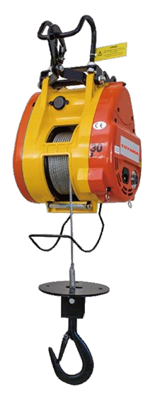 CABLE HOIST: 250KG ELECT TOYAMA 1PH