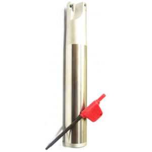INDEXABLE END MILL: 25.0MM DIA X 25.0MM SHANK X L150MM 90DEG POS