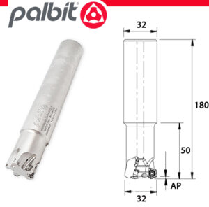 FACE MILL: D32.0MM PENTA HI-FEED 06320 (PALBIT)