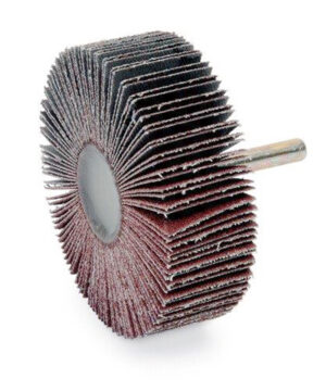 FLAPWHEEL: 50.0 X 25.0MM 80GRIT 6.0MM SHANK