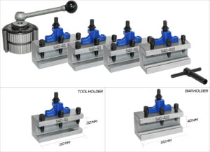 QUICK CHANGE TOOL POST: D2 SERIES SWISS TYPE 5PC SET