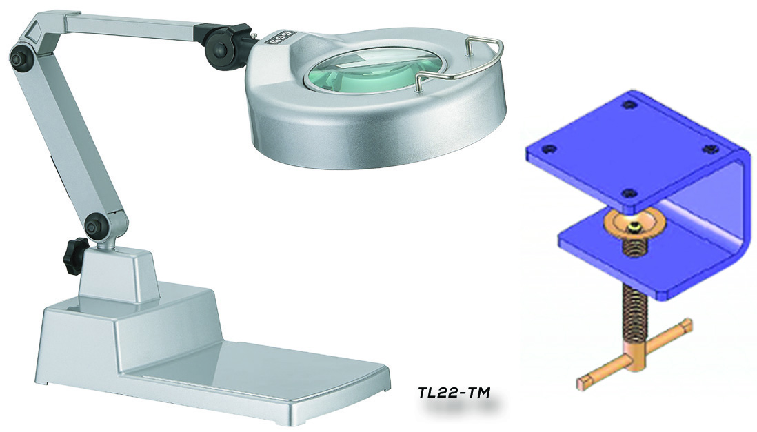 EL-300650 MAGNIFIED LED WORK LAMP: 220V MAGNIFICATION X5 L22-TM - Image 1