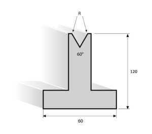 DIE SINGLE: 12MM V T12   12.0.8.18   835 MM