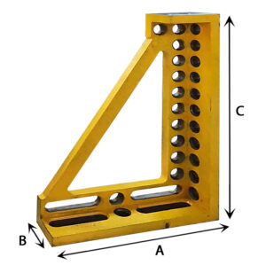RIGHT ANGLE BLOCK: 600 X 375MM X 100 90DEG ZJJ RIGHT