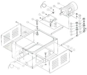 CT-508: #14 MOTOR 3HP 1PH 50HZ
