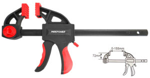 QUICK RELEASE RATCHET CLAMP: 310MM MAXPOWER