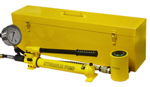 HYDRAULIC CYLINDER: 20 TON W/PUMP TYPE KIT