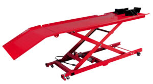 MOTORCYCLE LIFT: 450KG PNEUMATIC/HYDRAULIC