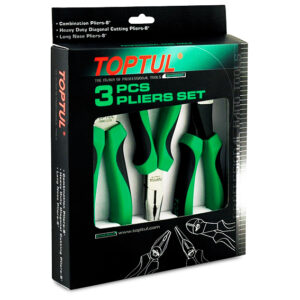 PLIERS: TOPTUL 3PC SET 8"