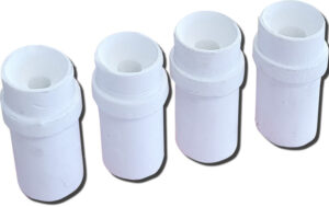 SANDBLASTING NOZZLES: 4PC 4,5,6,7MM WHITE