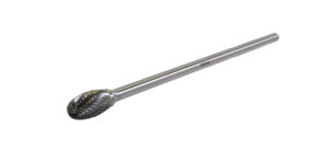 CARBIDE BURR: SE5L6 1/2" X 6" LONG SERIES OVAL EGG HEAD