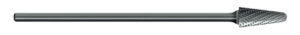 CARBIDE BURR: SL4L6 1/2" X 6" LONG SERIES TAPER INC ANGLE
