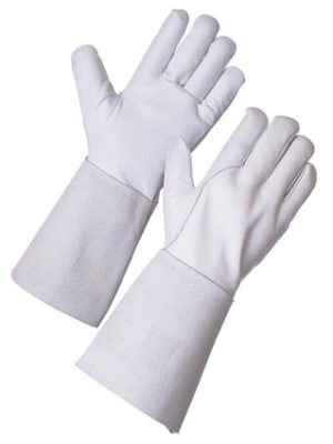 GLOVES: GAUNTLET LEATHER, WELDING