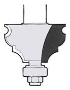 ROUTER BIT: FPB558   25MMX1/2