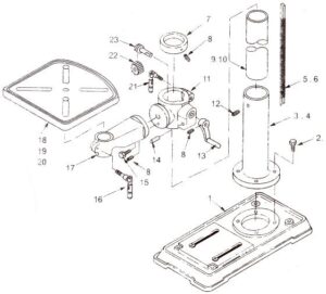 TP-2001B: #6 COLUMN RACK