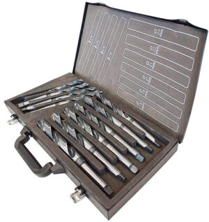 DRILL SET: 10PC ETS HSS-M2 MORSE TAPER SET METRIC