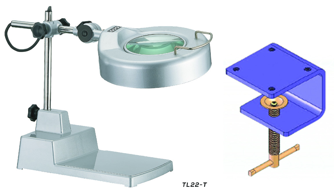 EL-300658 MAGNIFIED LED WORK LAMP: 220V MAGNIFICATION X5 L22-T - Image 1