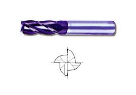 END MILL: 3/32" CARBIDE 4 FLUTE  STANDARD (USA)