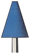 MOUNTED POINTS: A2 1" X 1-1/4"  1/4" SHANK EA