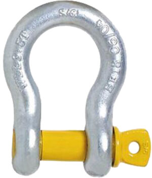 SHACKLE: BOW TYPE 1/4" G209 GRADE "S" GALV SF6:1