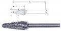 ROTARY BURR: SL-1  6 X 16MM CARB ROUND NOSE TREE