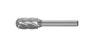 ROTARY BURR: ALU/CUT SC-1MA  6 X 19MM CYL/ BALL NOSE