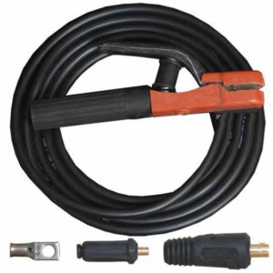 ARC WELDING KIT: 4M LEADS, HOLDER, EARTH CLAMP