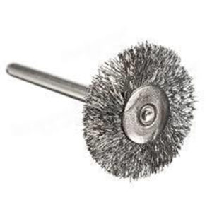 WIRE WHEEL BRUSH: D75 X 15MM X 6.0MM SHANK