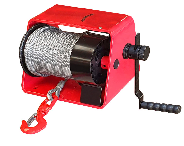 DRUM WINCH: 1000KG 8.0MM X 40M CABLE H/DUTY