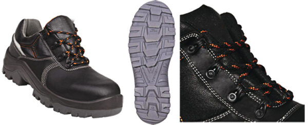 SAFETY SHOES: INDUSTRIAL LEATHER STEEL CAP DP-450 - Image 1