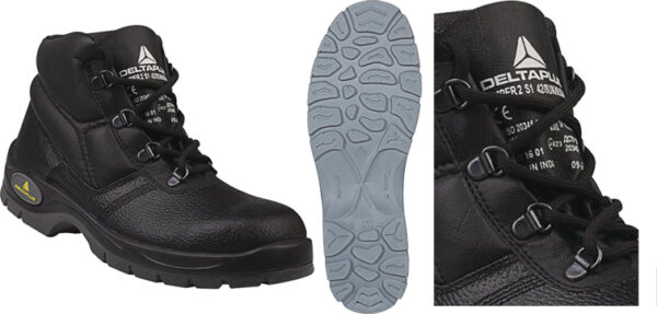 SAFETY SHOES: INDUSTRIAL LEATHER STEEL CAP DP-451 - Image 1