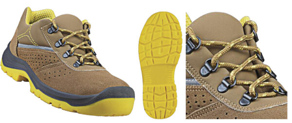 SAFETY SHOES: INDUSTRIAL LEATHER STEEL CAP DP-460 - Image 1