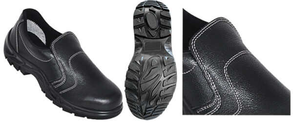 SAFETY SHOES: INDUSTRIAL LEATHER STEEL CAP K-15 - Image 1