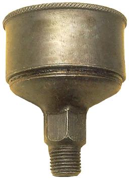 BRASS GREASE CUP: 1/4"BSP X 1" DIAMETER