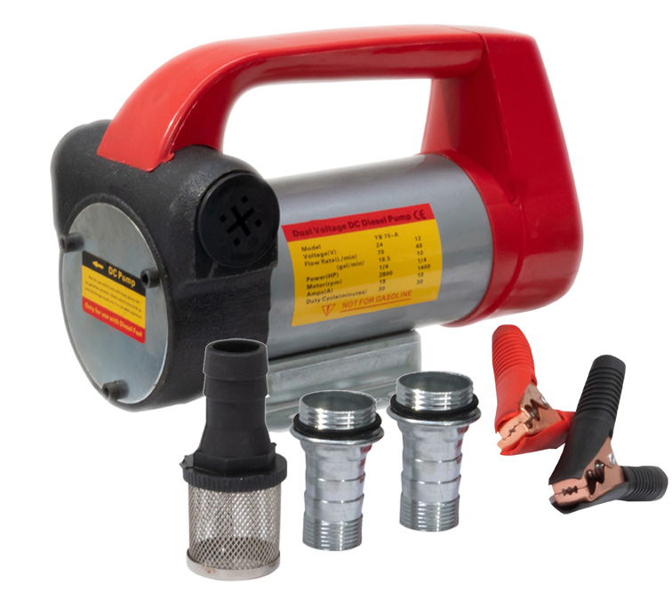 DIESEL TRANSFER PUMP: 40L/MIN 24V DC