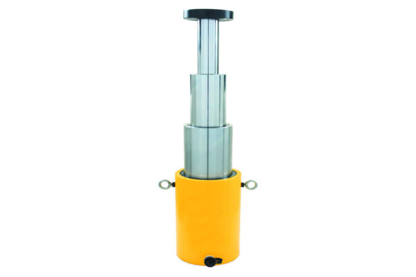 HYDRAULIC TELESCOPIC CYLINDER: 10 TON MAX LIFT 385MM - Image 1