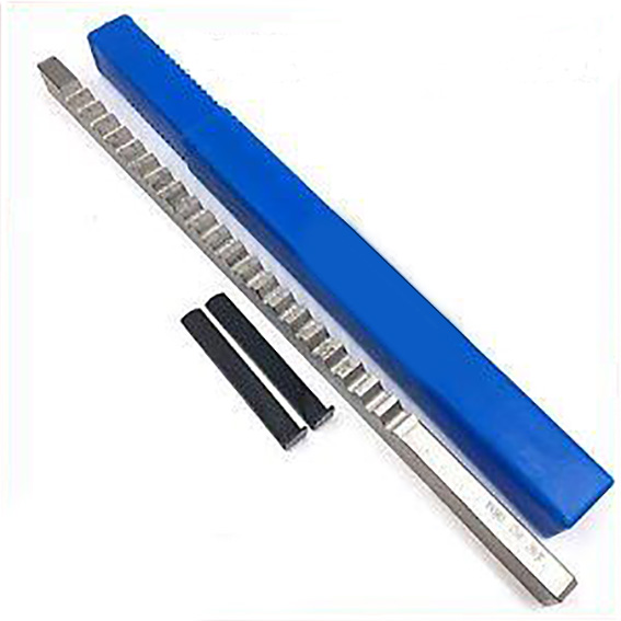 KEYWAY BROACH: C-(111) 3/8" X 3/8" X 11-3/4" WITH SHIMS