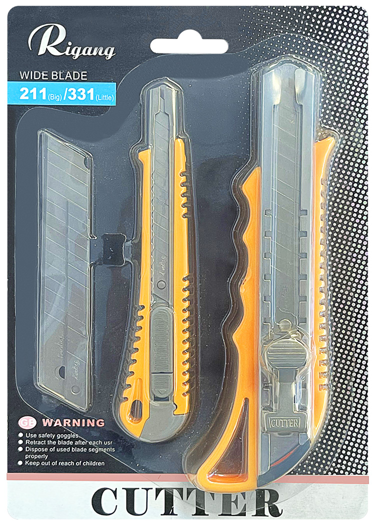 KNIFE SET: SNAP BLADE 2PC & S/BLADES