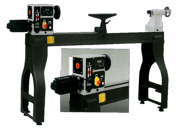 WOOD LATHE: V/SPD 460MM SWING X 1200 B/CENTRES
