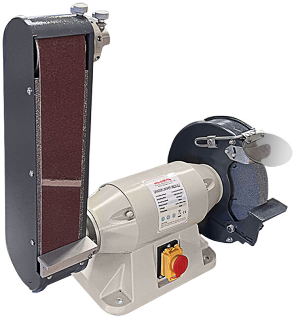 GRINDER/LINISHER: 8" SM-200 X 75MM BELT 1PH GLOBAL - Image 1