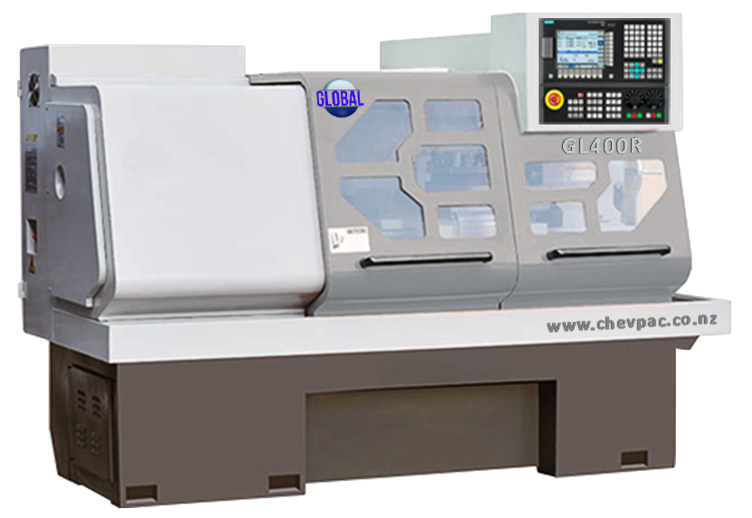 CNC LATHE: GLOBAL GL-400R SIEMENS 808D 400 x 835MM
