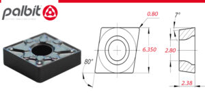 CCMT-060208-MP-R3- PHG125    (PALBIT) TURNING