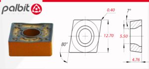 CCMT-09T304-MP-R3- PHG125    (PALBIT) TURNING